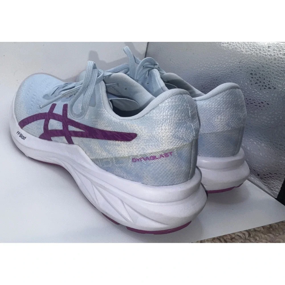 Asics Dynablast 3 Womens Running Shoes Sky Blue Purple 1012B289 Size 9 US